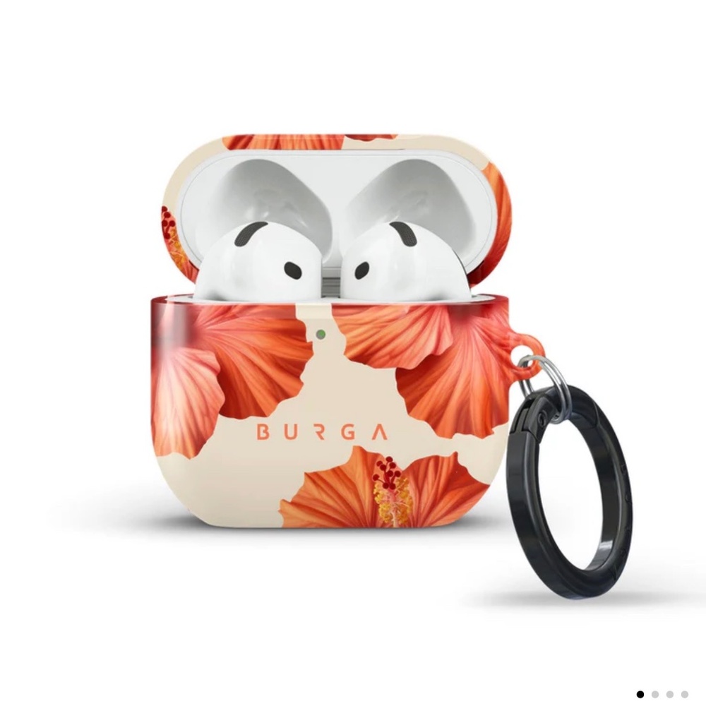 Burga AirPods 4 Case — Hibiscus Floral